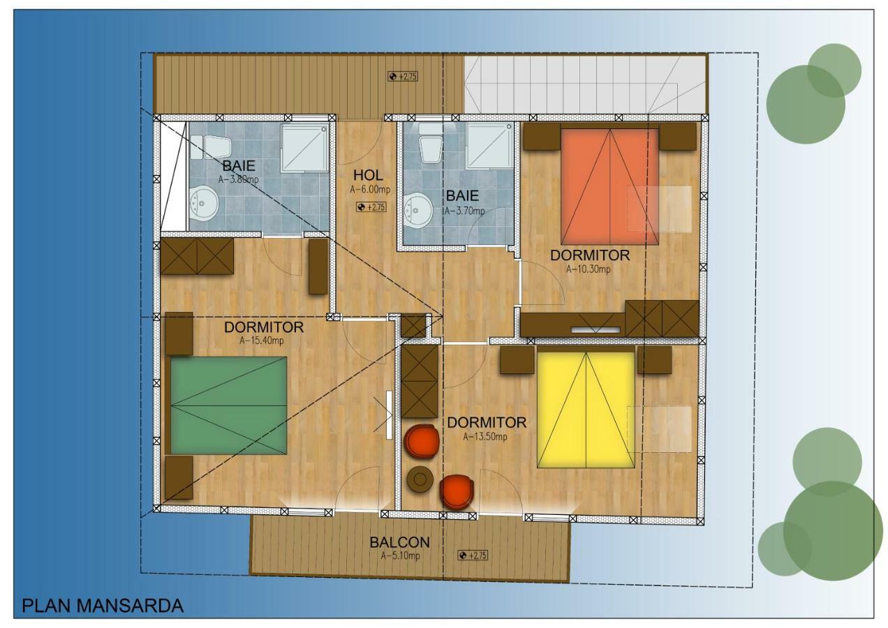 Casa Bella Villa Rîşnov Kültér fotó